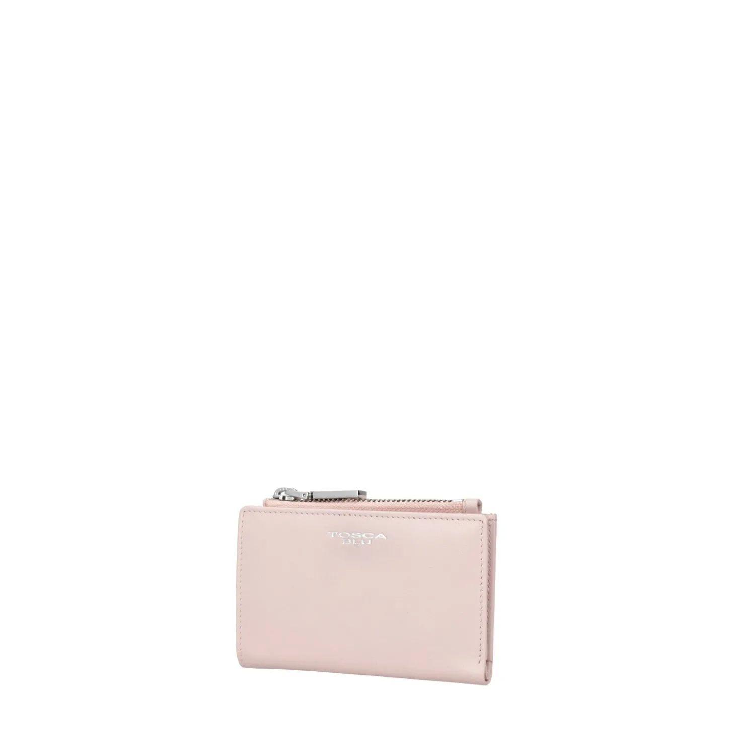 Portafoglio piccolo con zip tiny bags colore cipria