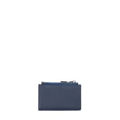Portafoglio piccolo con zip tiny bags colore blu