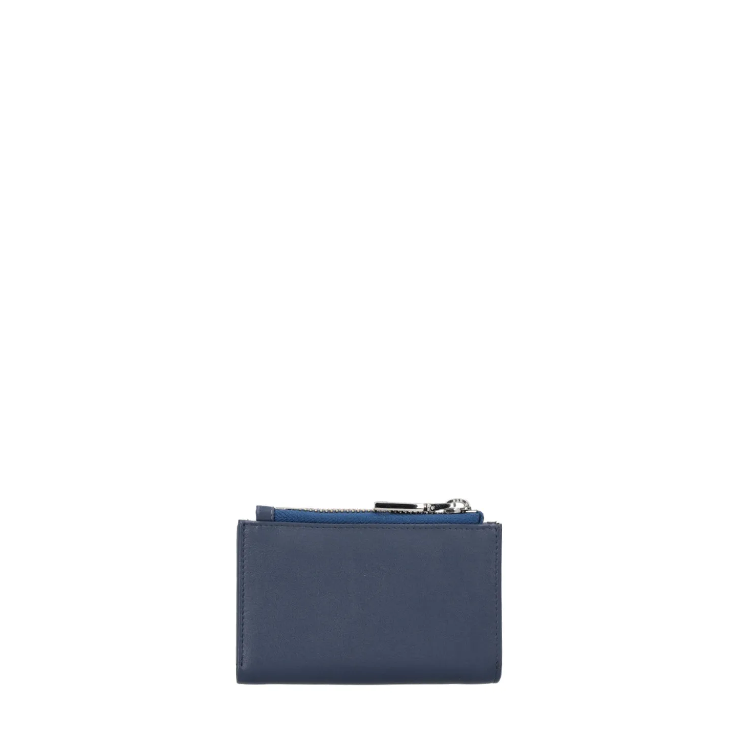 Portafoglio piccolo con zip tiny bags colore blu