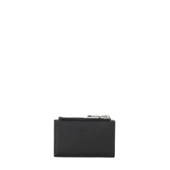 Portafoglio piccolo con zip tiny bags colore nero
