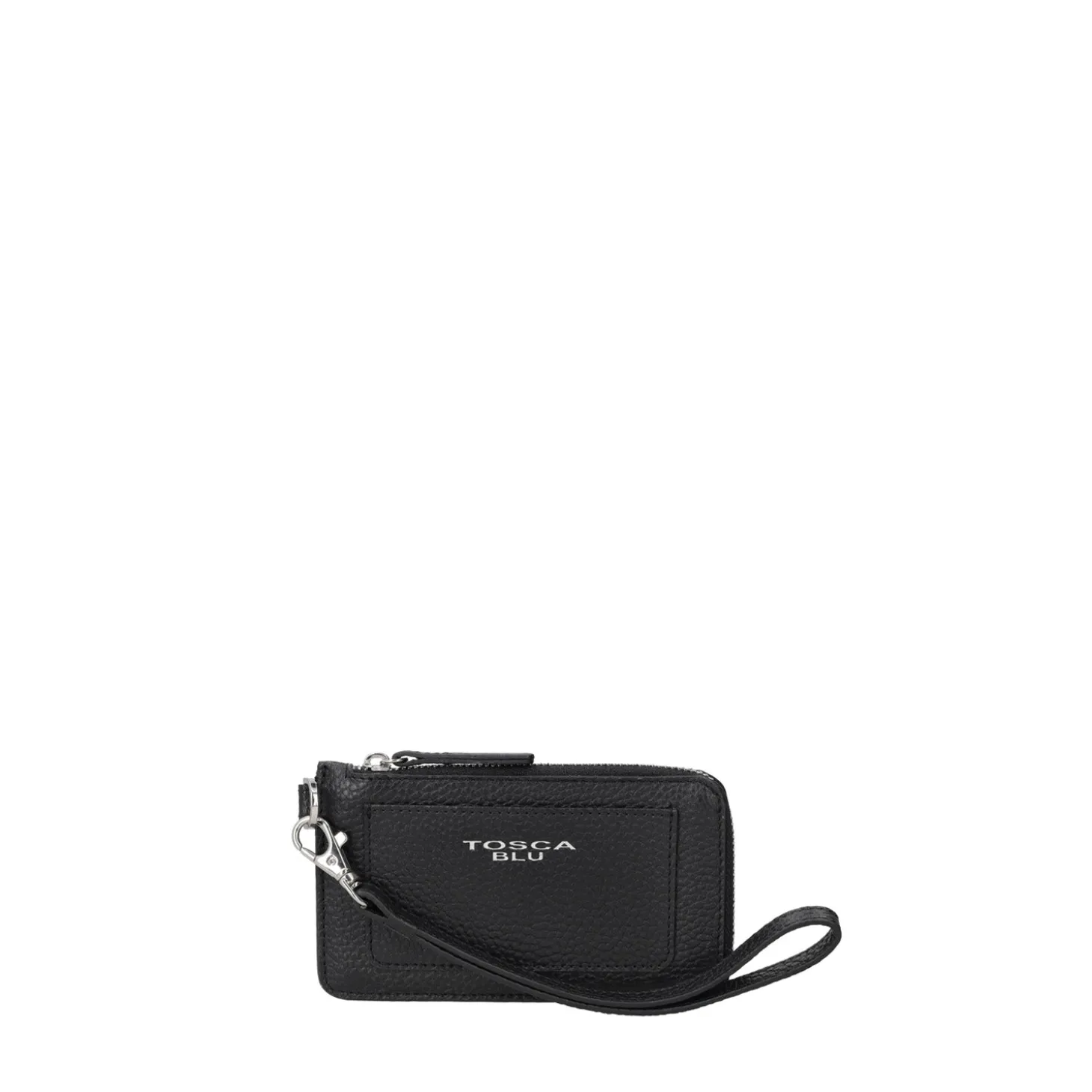 Portatessere con zip wallets colore nero