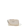 Portatessere con zip wallets colore oro