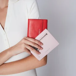Portatessere tiny bags colore cipria