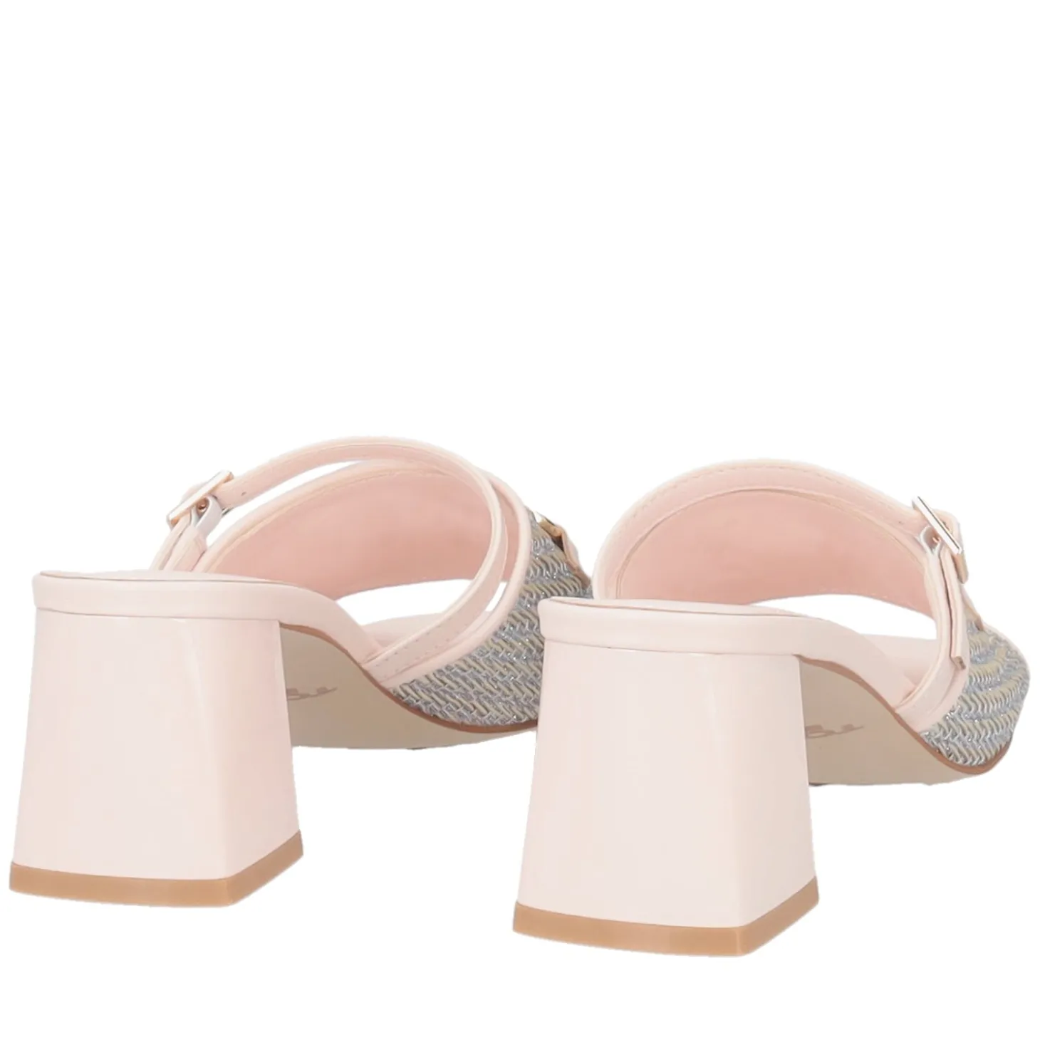 Sandalo Ocean con accessorio colore cipria