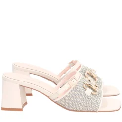 Sandalo Ocean con accessorio colore avorio