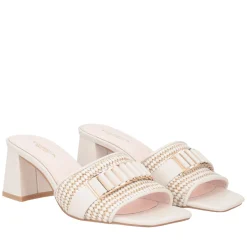 Sandalo Ocean in raffia colore avorio