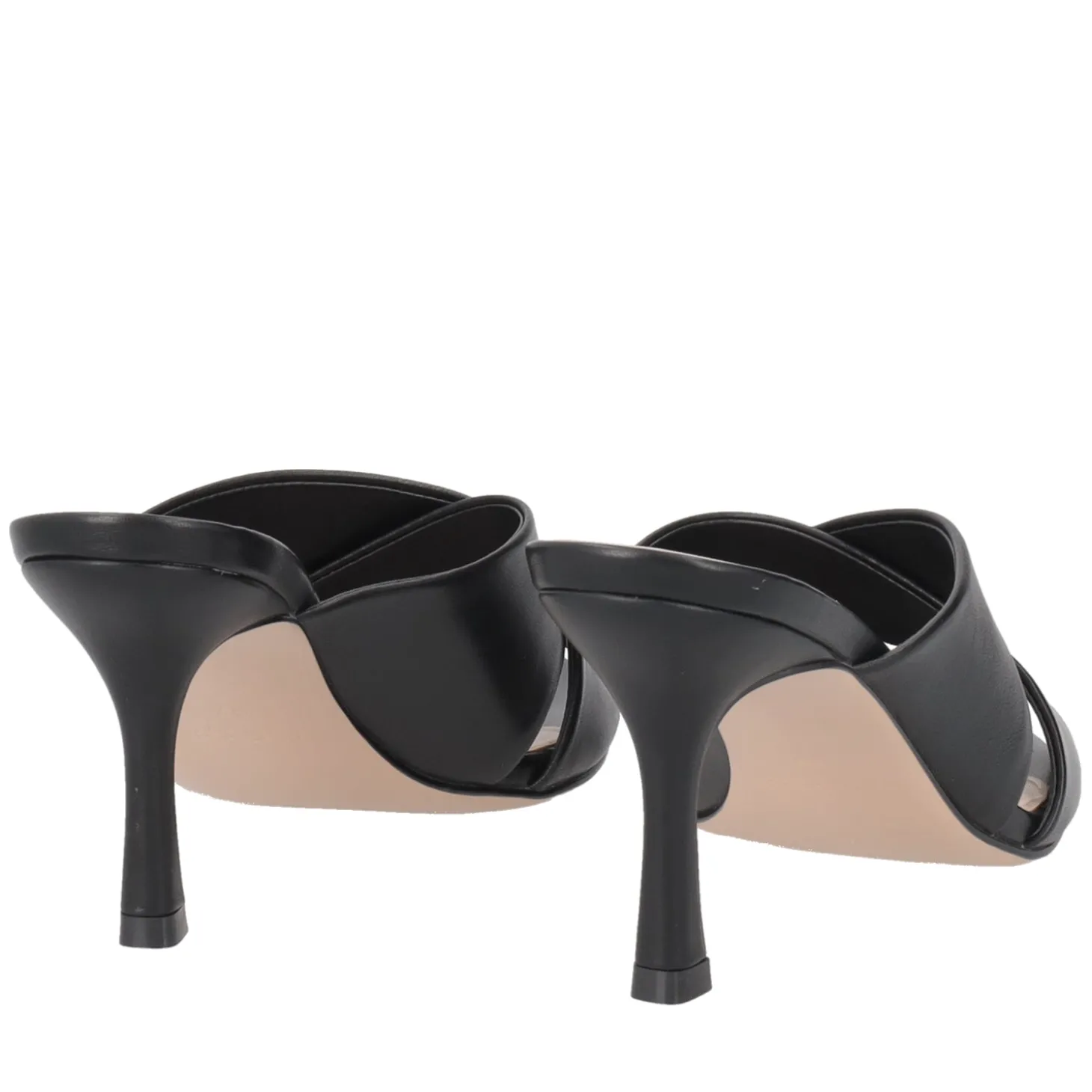 Sandalo Saffron in pelle colore nero