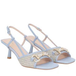 Sandalo Sandy con accessorio colore celeste