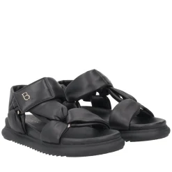 Sandalo Skyler in pelle imbottita colore nero