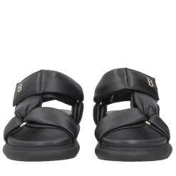 Sandalo Skyler in pelle imbottita colore nero