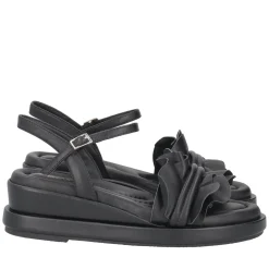 Sandalo Star in pelle colore nero
