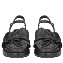 Sandalo Star in pelle colore nero