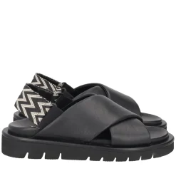 Sandalo Summerlyn in pelle colore nero