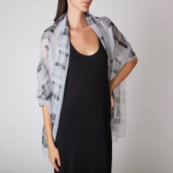 SCIARPA AMARENA COLORE GRIGIO CHIARO