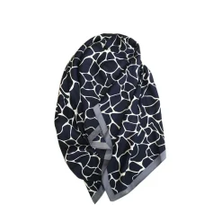 SCIARPA PAPAYA COLORE BLU
