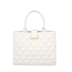 SHOPPING BAG ADELE CON TRACOLLA COLORE BIANCO