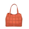SHOPPING BAG CAORLE CON TRACOLLA COLORE CUOIO