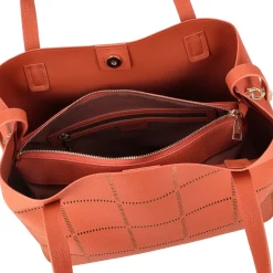 SHOPPING BAG CAORLE CON TRACOLLA COLORE CUOIO
