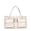 Shopping bag con tasche Elodie colore avorio