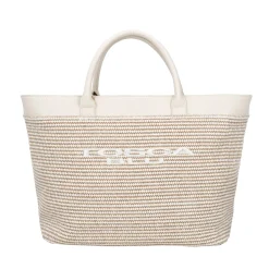 Shopping bag grande Milano colore avorio