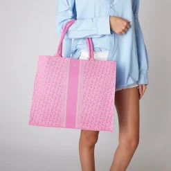 SHOPPING GRANDE LOGATA SAINT TROPEZ COLORE ROSA