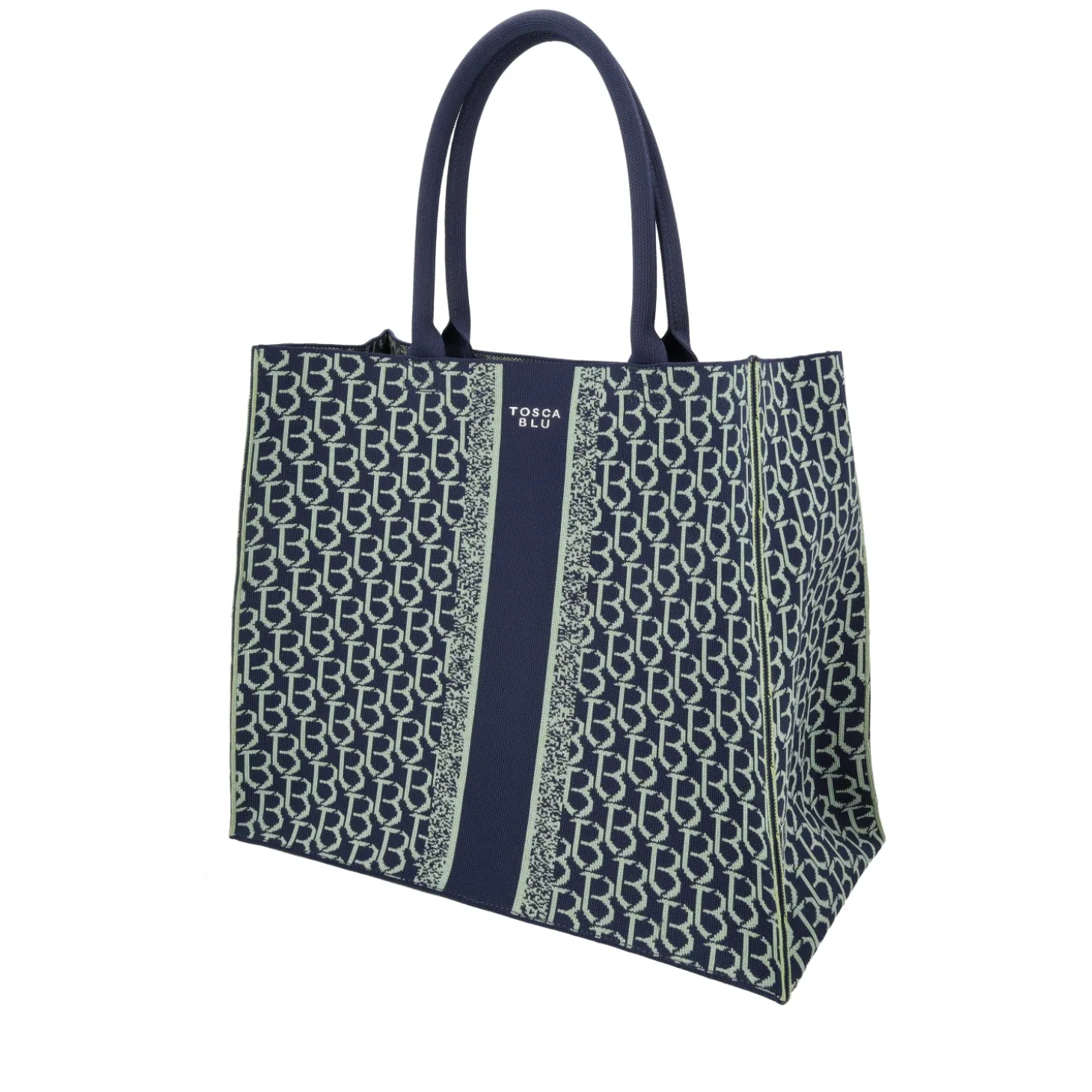 SHOPPING GRANDE LOGATA SAINT TROPEZ COLORE BLU