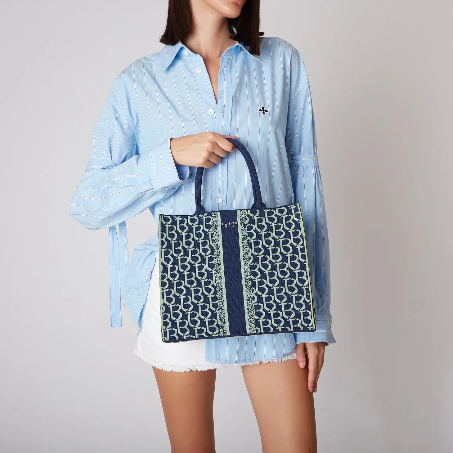 SHOPPING LOGATA SAINT TROPEZ COLORE BLU