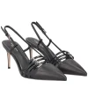 Slingback Laurel in pelle e vernice colore nero