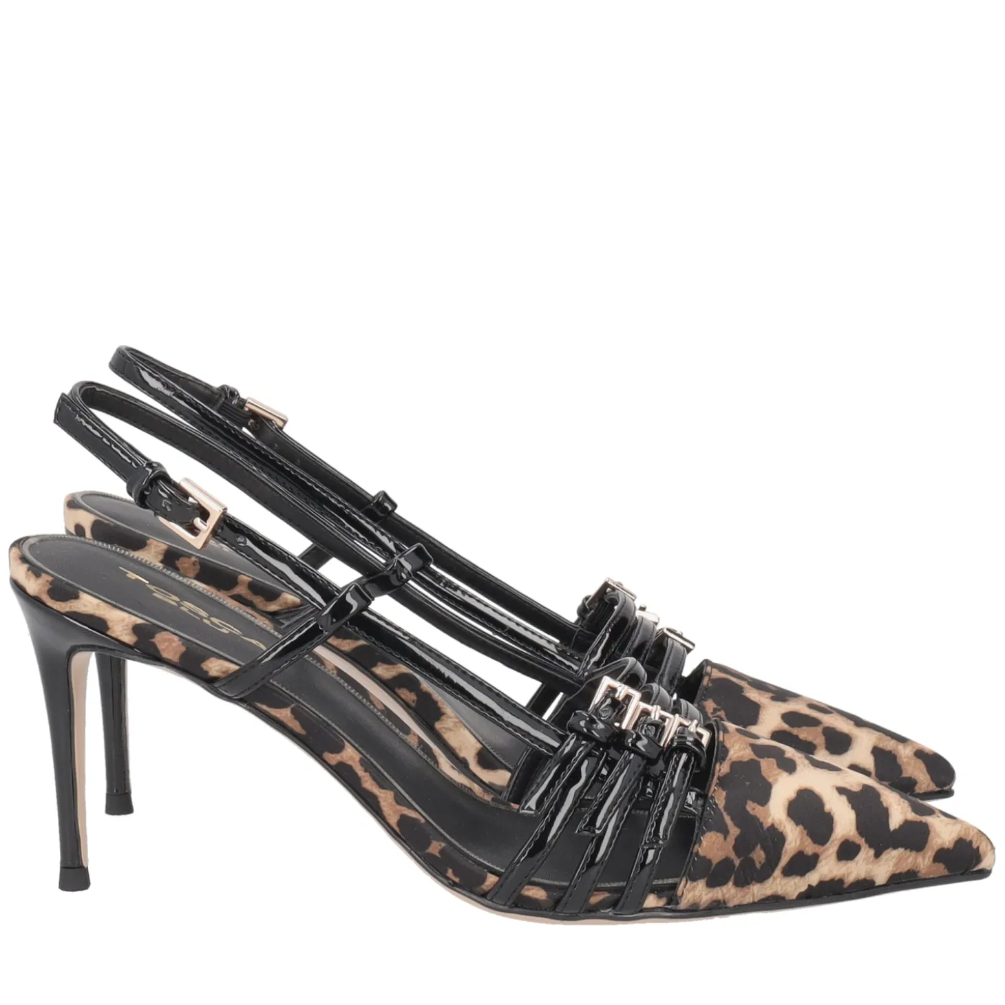 Slingback Laurel in tessuto maculato colore maculato