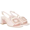 Slingback Ocean in pelle colore rosa