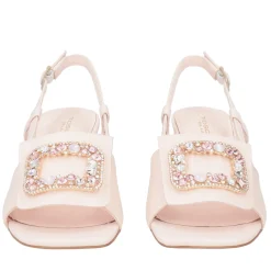 Slingback Ocean in pelle colore rosa