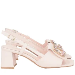 Slingback Ocean in pelle colore rosa