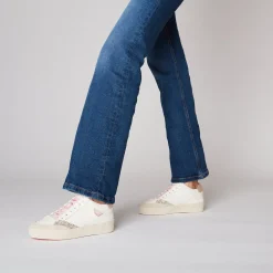 Sneaker Aura in pelle colore bianco/rosa