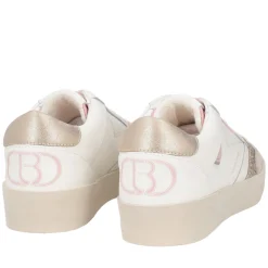 Sneaker Aura in pelle colore bianco/rosa