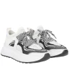 Sneaker Bay in tessuto colore bianco/nero