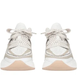 Sneaker Bay in tessuto colore bianco/beige