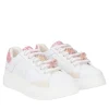 SNEAKER BELLATRIX CON ACCESSORIO IN STRASS COLORE BIANCO/FUCSIA