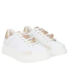 SNEAKER BELLATRIX CON ACCESSORIO IN STRASS COLORE BIANCO/ORO