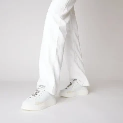 SNEAKER BELLATRIX CON ACCESSORIO IN STRASS COLORE BIANCO/ARGENTO