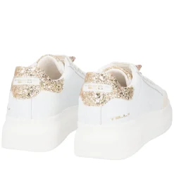 SNEAKER BELLATRIX CON ACCESSORIO IN STRASS COLORE BIANCO/ORO