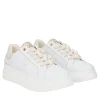 SNEAKER BELLATRIX CON PERLE EFEFTTO BOREALE COLORE BIANCO/BEIGE