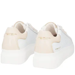 SNEAKER BELLATRIX CON PERLE EFEFTTO BOREALE COLORE BIANCO/BEIGE