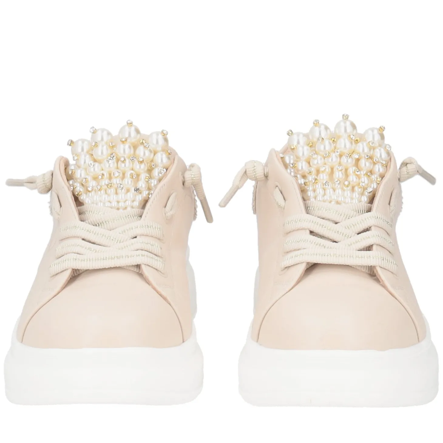 SNEAKER BELLATRIX CON PERLE COLORE BEIGE