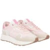 Sneaker Cindy in nylon e pelle scamosciata colore rosa