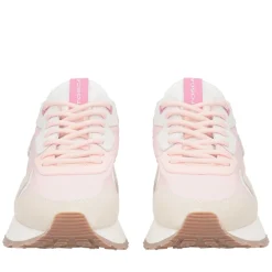 Sneaker Cindy in nylon e pelle scamosciata colore rosa
