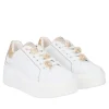 SNEAKER ELETTRA CON ACCESSORI GIOIELLO COLORE BIANCO/ORO