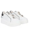 SNEAKER ELETTRA CON ACCESSORI GIOIELLO COLORE BIANCO/NERO