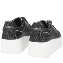 SNEAKER ELETTRA CON ACCESSORI GIOIELLO COLORE NERO