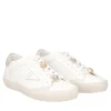 SNEAKER SIRIUS CON ACCESSORI COLORE LATTE/ORO