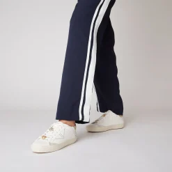 SNEAKER SIRIUS CON ACCESSORI COLORE LATTE/ORO